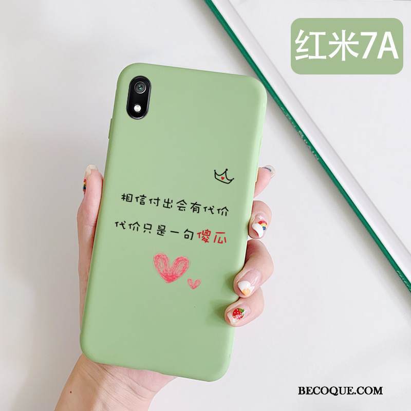 Kuori Redmi 7a Yksinkertainen Puhelimen Kuoret, Kotelo Redmi 7a Punainen Vihreä
