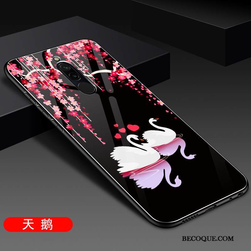 Kuori Redmi 8 Laukut Musta Murtumaton, Kotelo Redmi 8 Suojaus Trendi Punainen