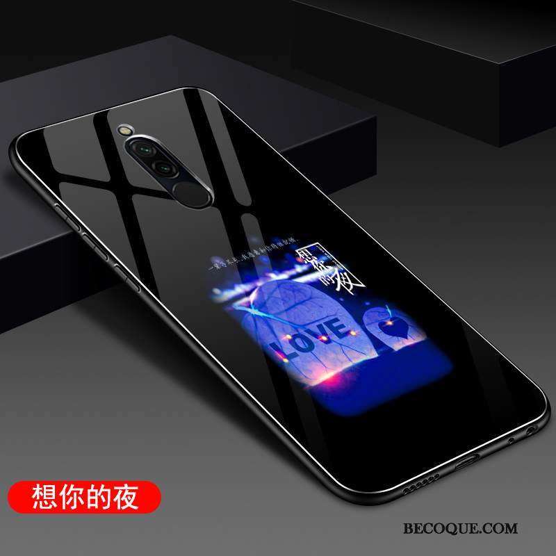 Kuori Redmi 8 Laukut Musta Murtumaton, Kotelo Redmi 8 Suojaus Trendi Punainen