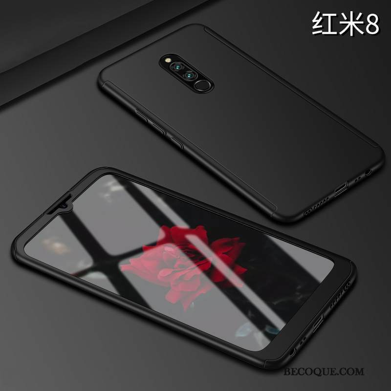 Kuori Redmi 8 Laukut Puhelimen Kuoret Punainen, Kotelo Redmi 8 Suojaus Murtumaton Pesty Suede