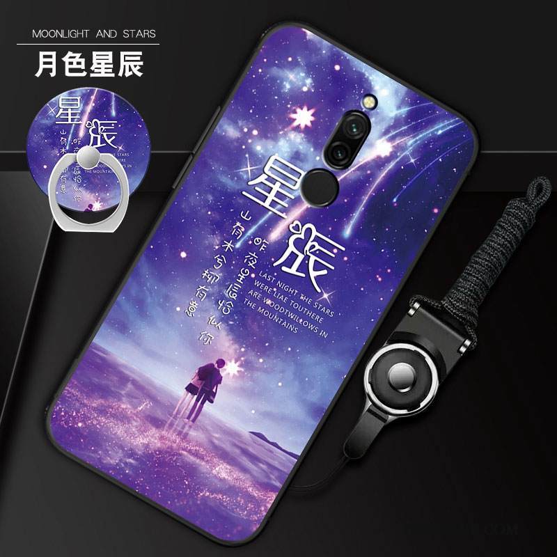 Kuori Redmi 8 Laukut Punainen Pieni, Kotelo Redmi 8 Luova Ripustettavat Koristeet Sininen