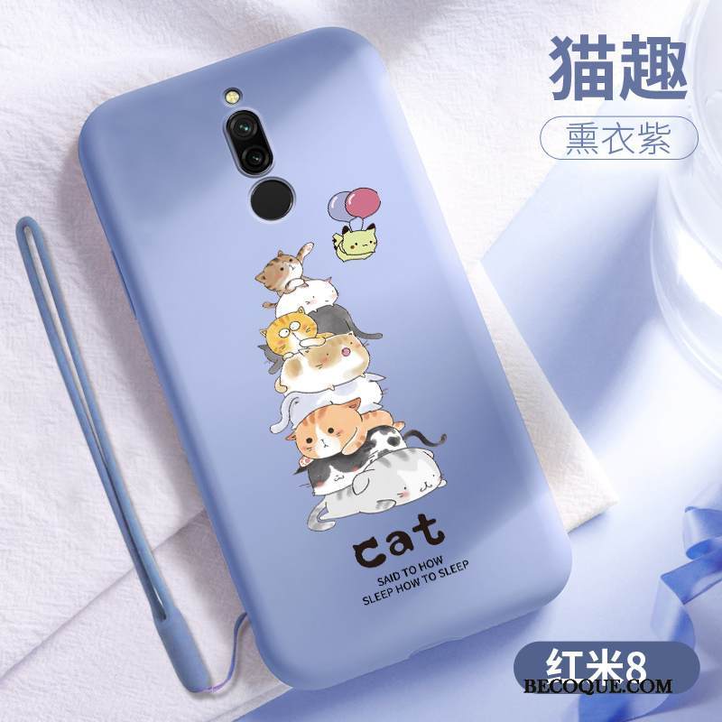 Kuori Redmi 8 Pehmeä Neste Ihana Vihreä, Kotelo Redmi 8 Laukut Kalvo Puhelimen Kuoret