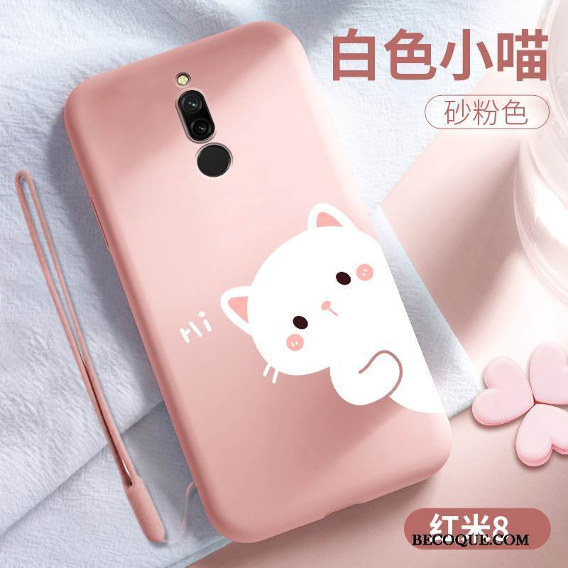 Kuori Redmi 8 Pehmeä Neste Ihana Vihreä, Kotelo Redmi 8 Laukut Kalvo Puhelimen Kuoret