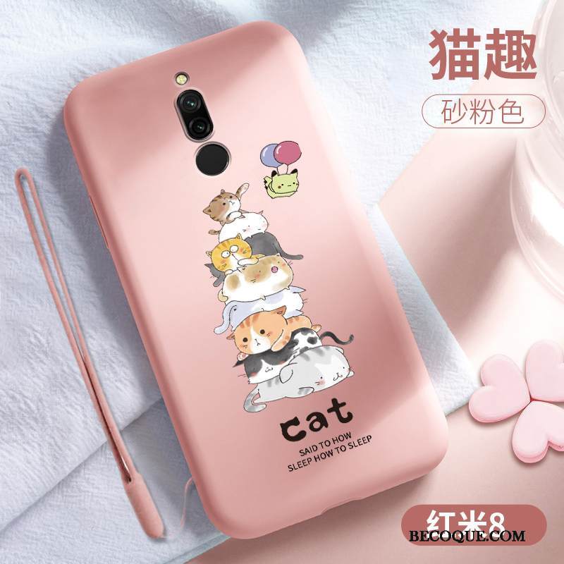 Kuori Redmi 8 Pehmeä Neste Ihana Vihreä, Kotelo Redmi 8 Laukut Kalvo Puhelimen Kuoret