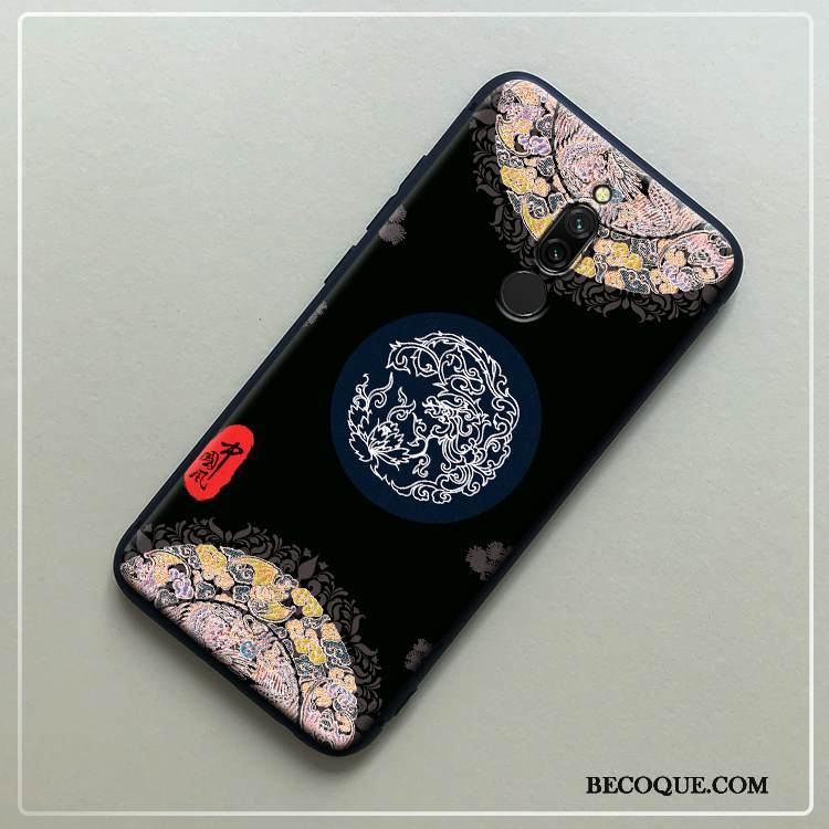 Kuori Redmi 8 Pehmeä Neste Trendi Pesty Suede, Kotelo Redmi 8 Suojaus Taide Punainen