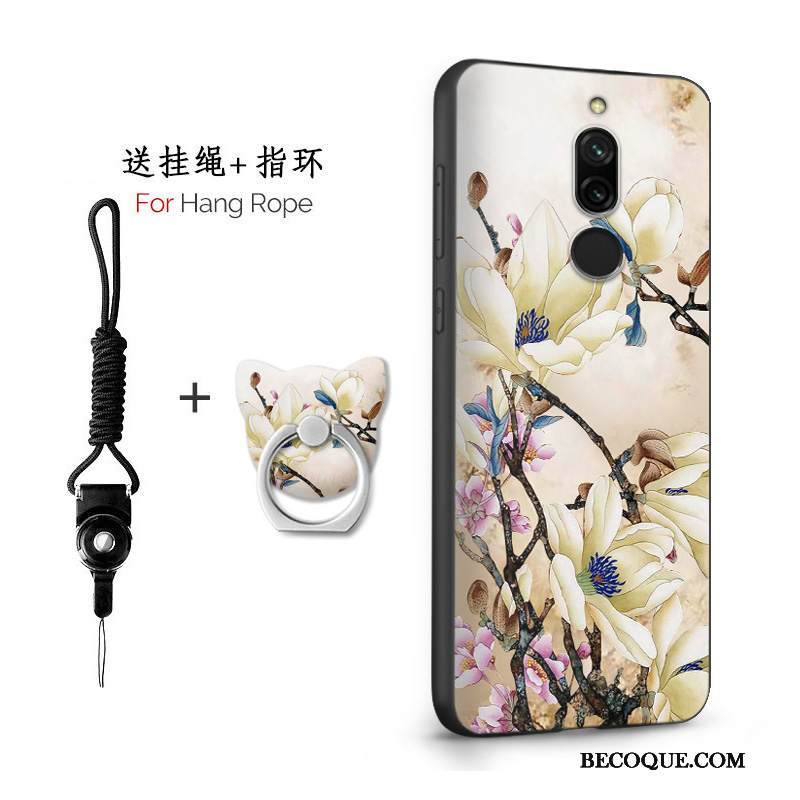 Kuori Redmi 8 Silikoni Pieni Net Red, Kotelo Redmi 8 Puhelimen Kuoret Pesty Suede