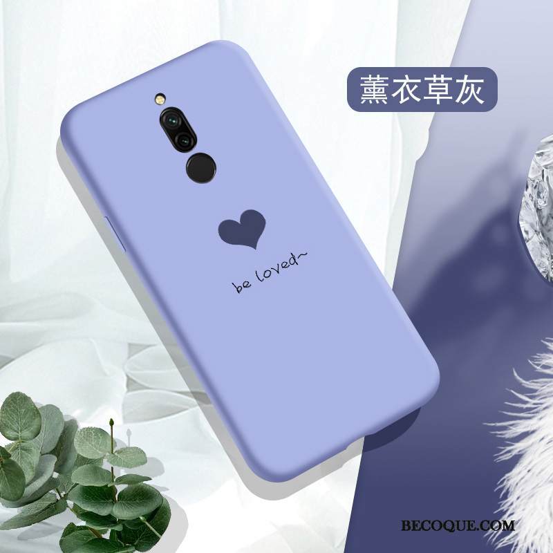 Kuori Redmi 8 Silikoni Punainen Rakkaus, Kotelo Redmi 8 Laukut Pieni Murtumaton