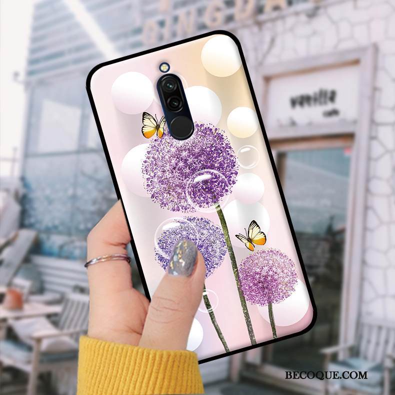 Kuori Redmi 8 Suojaus Punainen Violetti, Kotelo Redmi 8 Opiskelija Puhelimen Kuoret