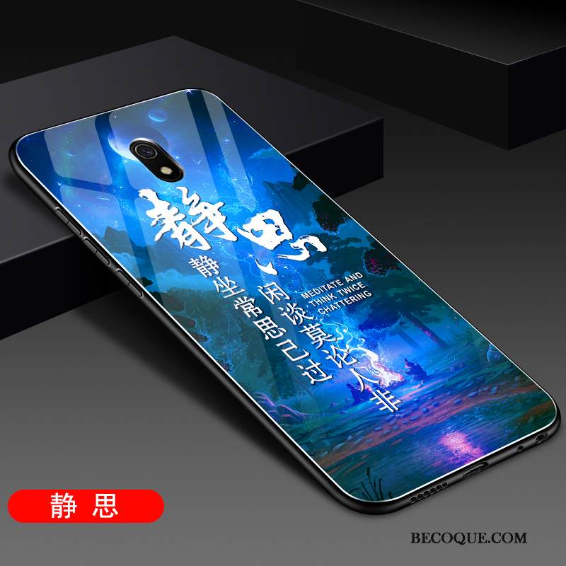 Kuori Redmi 8a Laukut Musta Peili, Kotelo Redmi 8a Suojaus Punainen Lasi