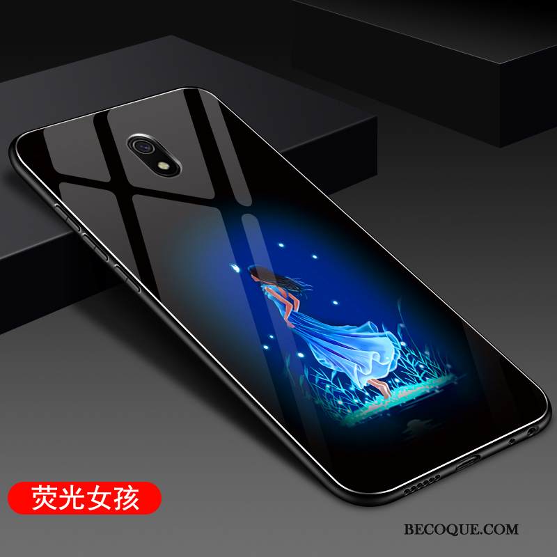 Kuori Redmi 8a Laukut Musta Peili, Kotelo Redmi 8a Suojaus Punainen Lasi