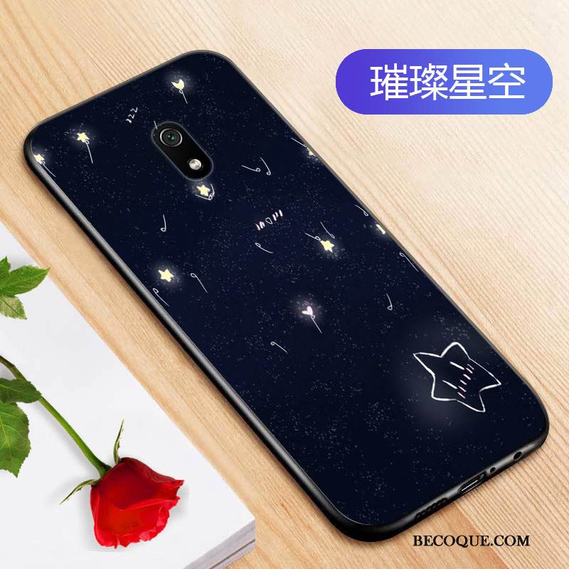 Kuori Redmi 8a Laukut Persoonallisuus Murtumaton, Kotelo Redmi 8a Pehmeä Neste Sininen Punainen