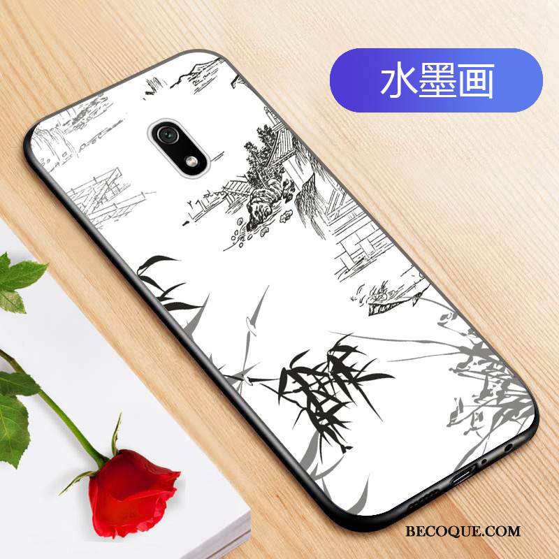 Kuori Redmi 8a Laukut Persoonallisuus Murtumaton, Kotelo Redmi 8a Pehmeä Neste Sininen Punainen