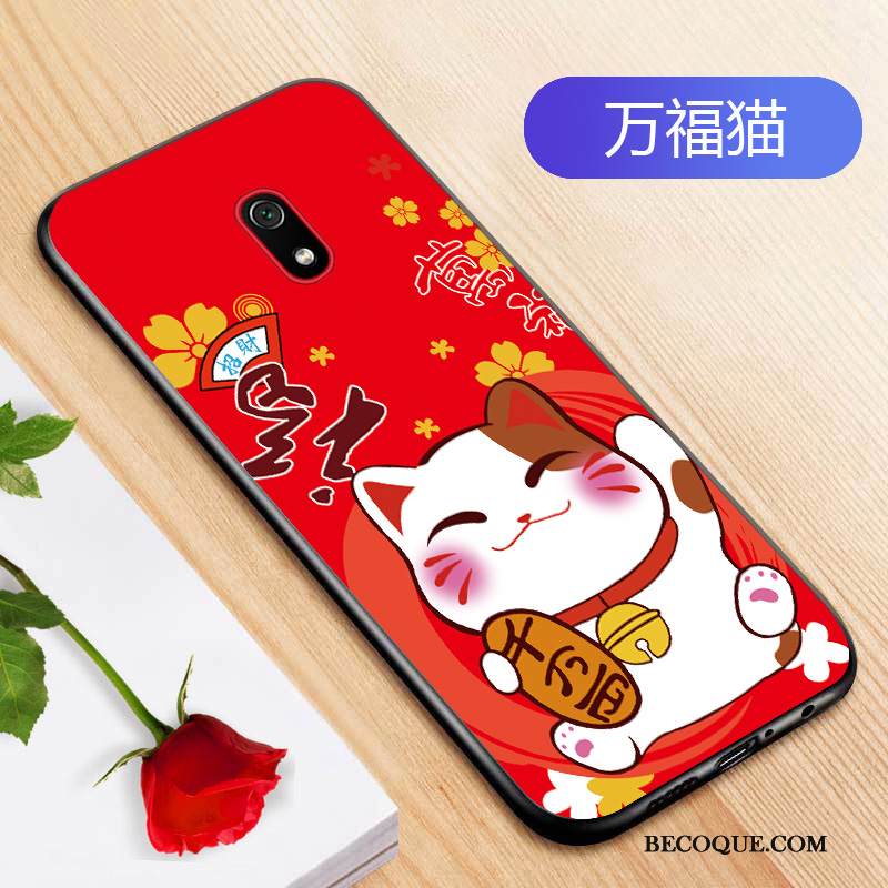 Kuori Redmi 8a Laukut Persoonallisuus Murtumaton, Kotelo Redmi 8a Pehmeä Neste Sininen Punainen