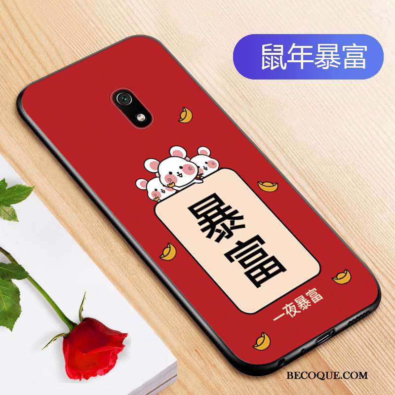 Kuori Redmi 8a Laukut Persoonallisuus Murtumaton, Kotelo Redmi 8a Pehmeä Neste Sininen Punainen