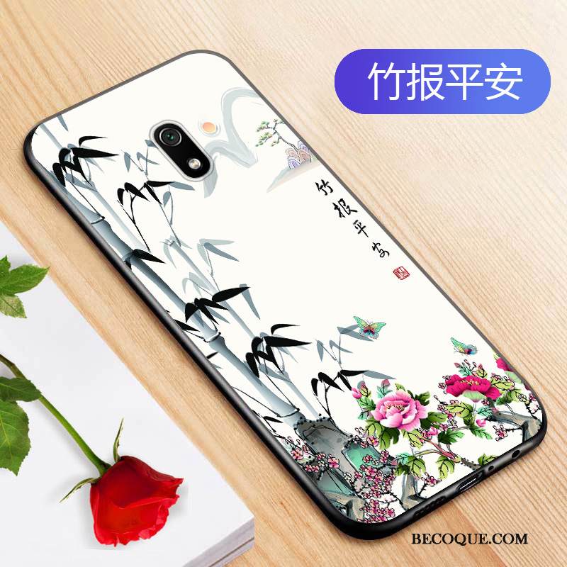 Kuori Redmi 8a Laukut Persoonallisuus Murtumaton, Kotelo Redmi 8a Pehmeä Neste Sininen Punainen