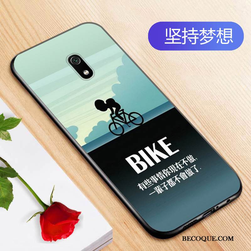 Kuori Redmi 8a Laukut Persoonallisuus Murtumaton, Kotelo Redmi 8a Pehmeä Neste Sininen Punainen