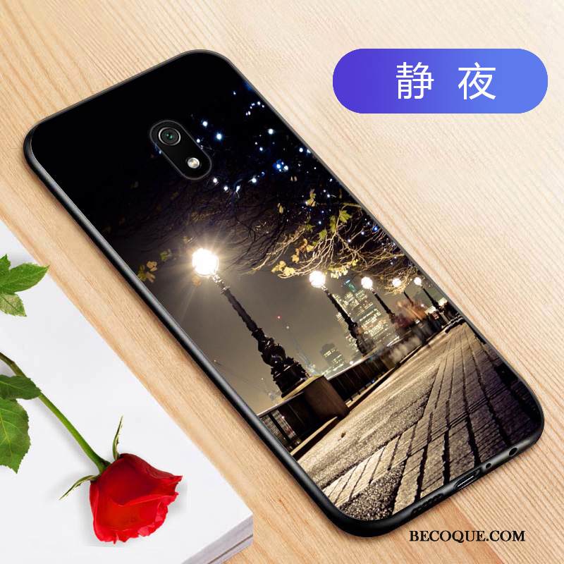 Kuori Redmi 8a Laukut Persoonallisuus Murtumaton, Kotelo Redmi 8a Pehmeä Neste Sininen Punainen