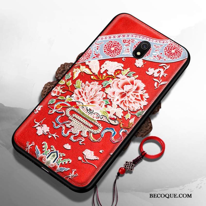 Kuori Redmi 8a Laukut Pieni Punainen, Kotelo Redmi 8a Suojaus Tuuli Ohut