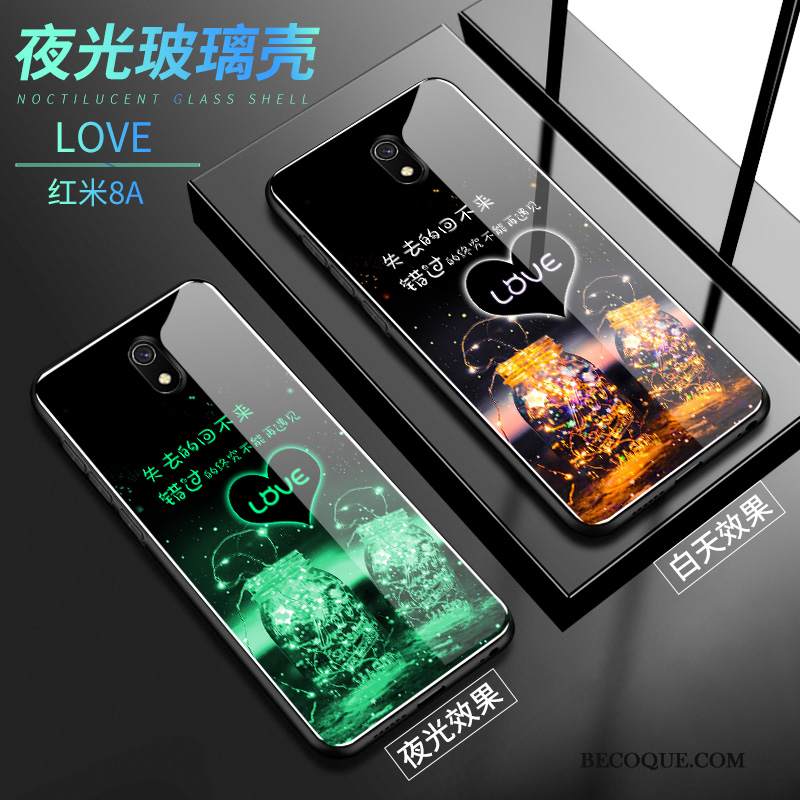 Kuori Redmi 8a Laukut Trendi Lasi, Kotelo Redmi 8a Suojaus Pieni Persoonallisuus