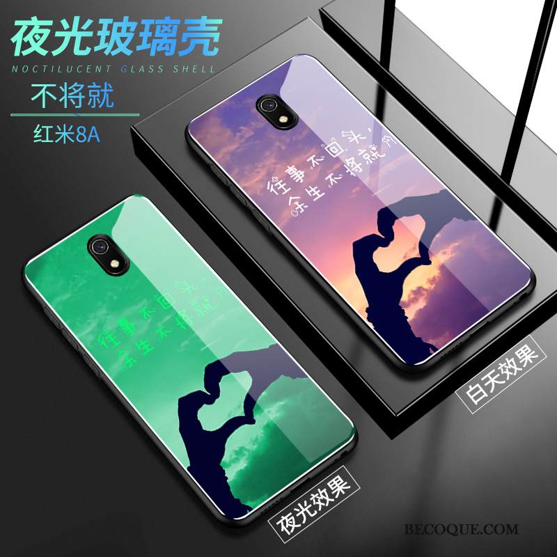 Kuori Redmi 8a Laukut Trendi Lasi, Kotelo Redmi 8a Suojaus Pieni Persoonallisuus