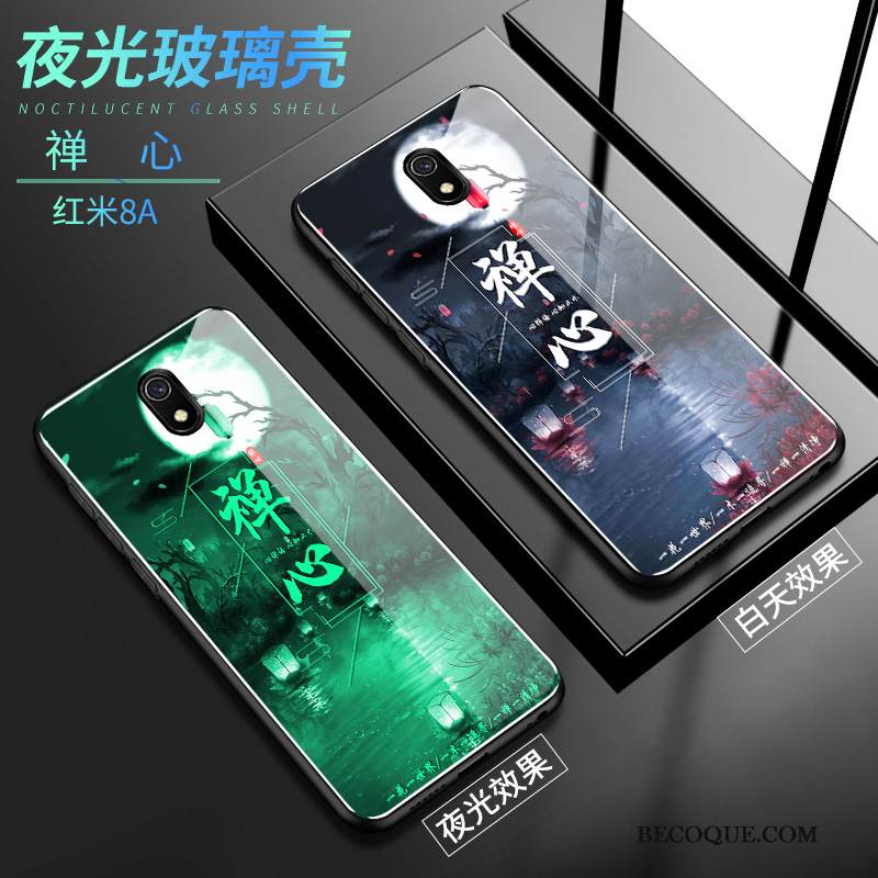 Kuori Redmi 8a Laukut Trendi Lasi, Kotelo Redmi 8a Suojaus Pieni Persoonallisuus