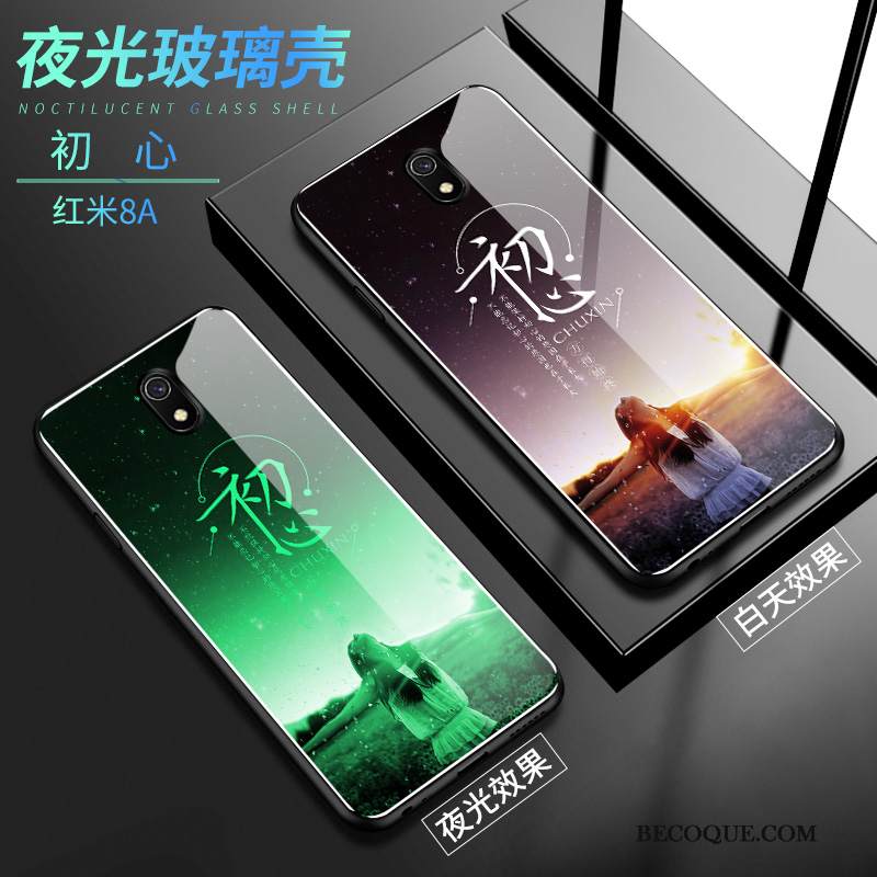 Kuori Redmi 8a Laukut Trendi Lasi, Kotelo Redmi 8a Suojaus Pieni Persoonallisuus