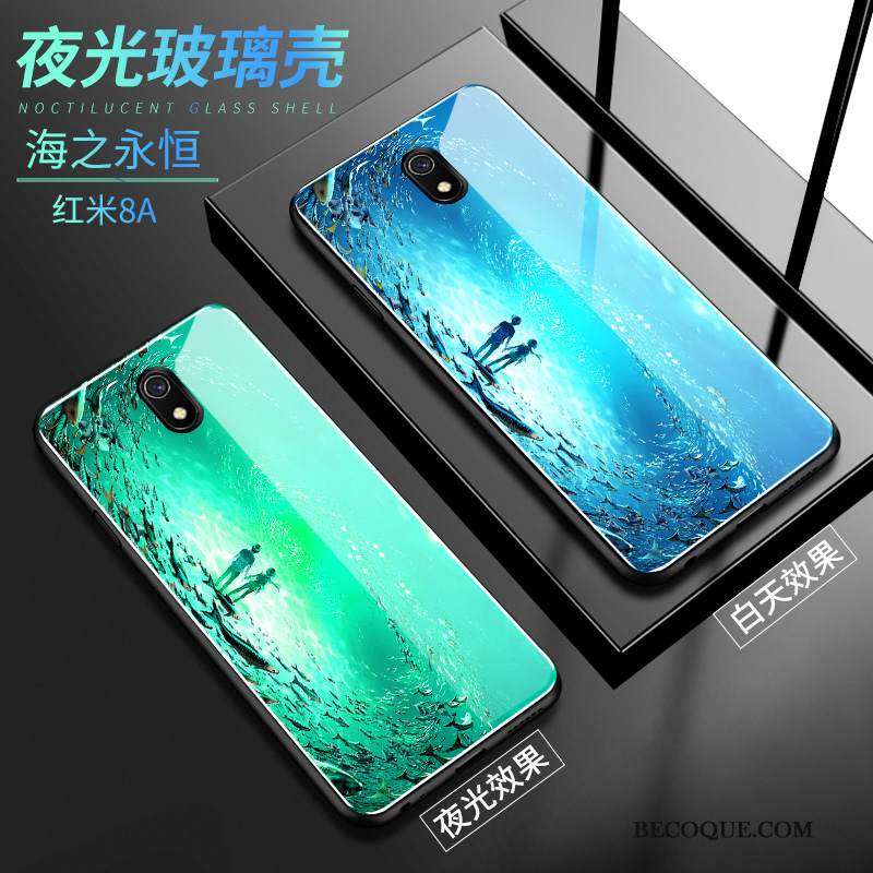Kuori Redmi 8a Laukut Trendi Lasi, Kotelo Redmi 8a Suojaus Pieni Persoonallisuus