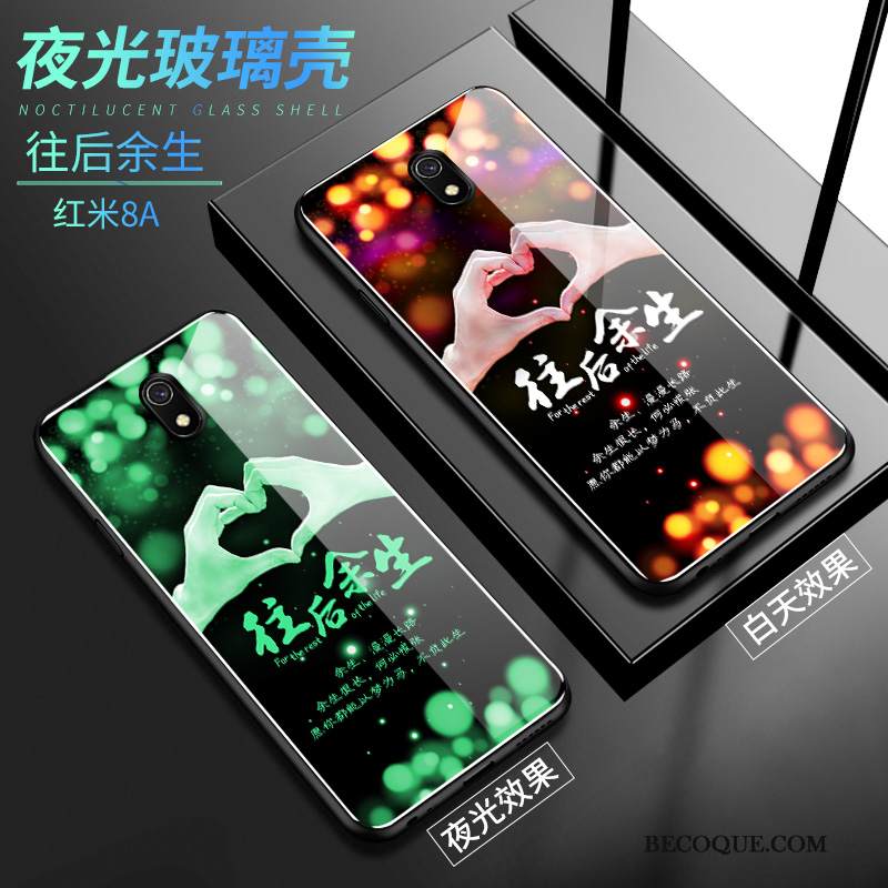 Kuori Redmi 8a Laukut Trendi Lasi, Kotelo Redmi 8a Suojaus Pieni Persoonallisuus