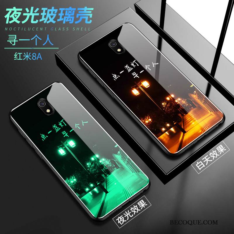 Kuori Redmi 8a Laukut Trendi Lasi, Kotelo Redmi 8a Suojaus Pieni Persoonallisuus
