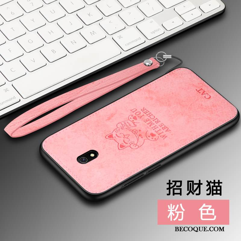 Kuori Redmi 8a Luova Persoonallisuus Tide-brändi, Kotelo Redmi 8a Pehmeä Neste Punainen Kukkakuvio