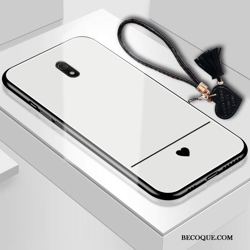 Kuori Redmi 8a Pehmeä Neste Lasi Yksinkertainen, Kotelo Redmi 8a Suojaus Säteilevä Musta