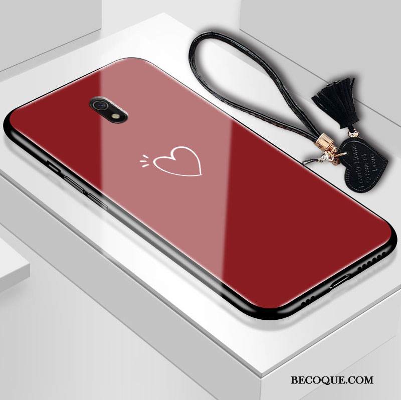 Kuori Redmi 8a Pehmeä Neste Lasi Yksinkertainen, Kotelo Redmi 8a Suojaus Säteilevä Musta