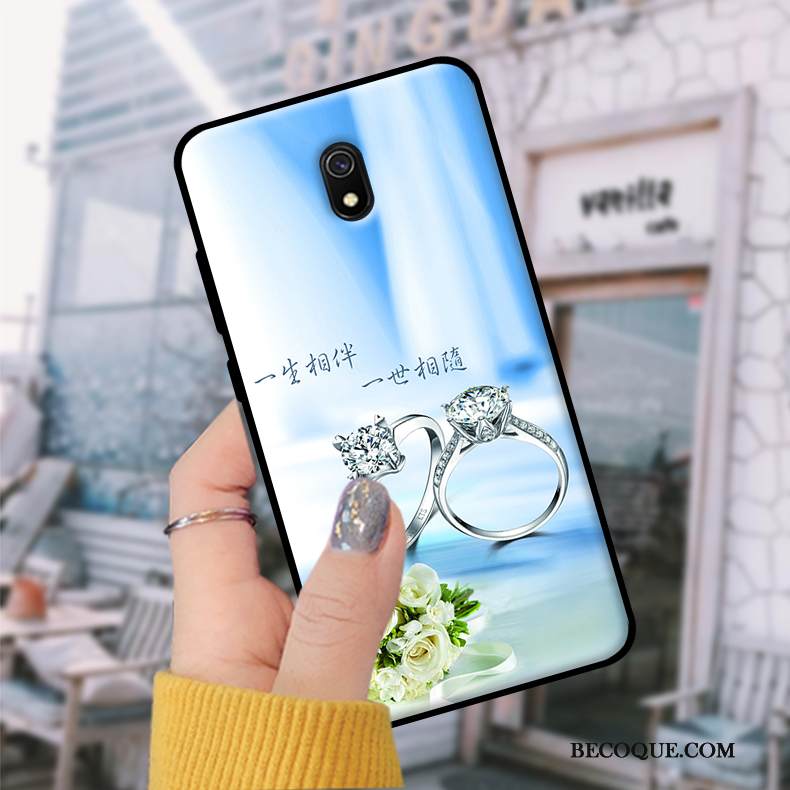 Kuori Redmi 8a Pehmeä Neste Trendi Opiskelija, Kotelo Redmi 8a Suojaus Valkoinen Punainen