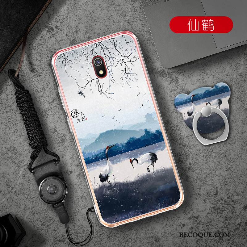 Kuori Redmi 8a Sarjakuva Musta Punainen, Kotelo Redmi 8a Suojaus Puhelimen Kuoret Murtumaton