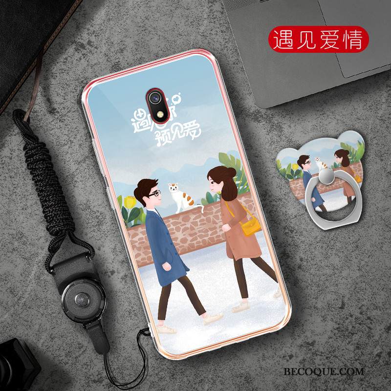 Kuori Redmi 8a Sarjakuva Musta Punainen, Kotelo Redmi 8a Suojaus Puhelimen Kuoret Murtumaton