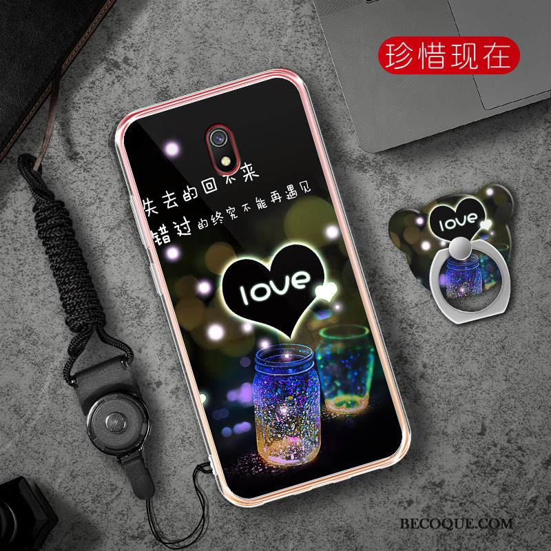 Kuori Redmi 8a Sarjakuva Musta Punainen, Kotelo Redmi 8a Suojaus Puhelimen Kuoret Murtumaton