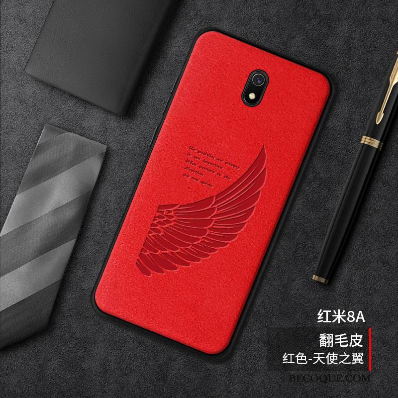 Kuori Redmi 8a Silikoni Net Red Tide-brändi, Kotelo Redmi 8a Nahka Murtumaton Pieni