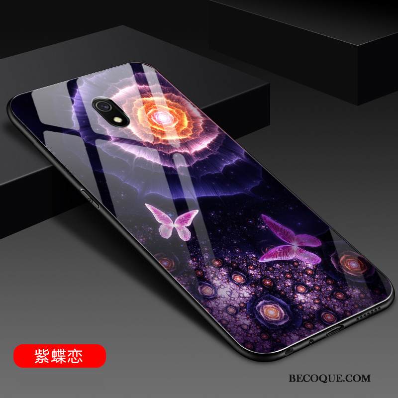 Kuori Redmi 8a Silikoni Punainen Lasi, Kotelo Redmi 8a Luova Pieni Puhelimen Kuoret