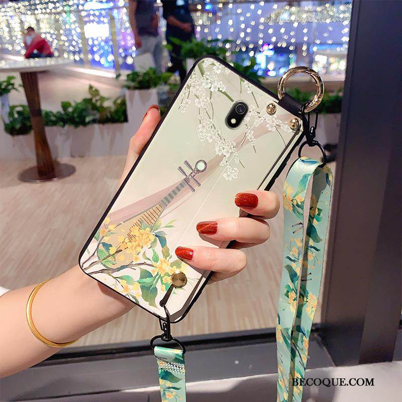 Kuori Redmi 8a Suojaus Punainen Pesty Suede, Kotelo Redmi 8a Silikoni Tuuli Persoonallisuus