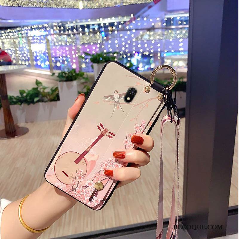 Kuori Redmi 8a Suojaus Punainen Pesty Suede, Kotelo Redmi 8a Silikoni Tuuli Persoonallisuus