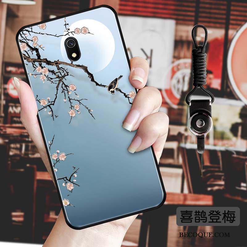 Kuori Redmi 8a Vuosikerta Pieni Pesty Suede, Kotelo Redmi 8a Suojaus Kukka Trendi