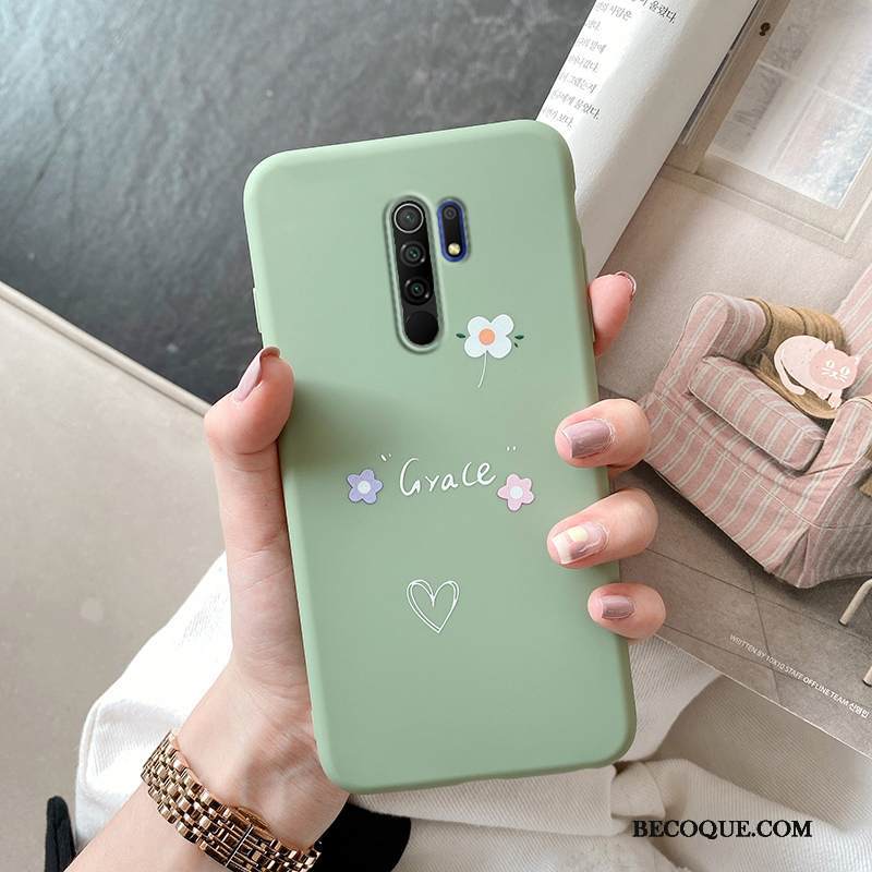 Kuori Redmi 9 Laukut Ihana Ohut, Kotelo Redmi 9 Suojaus Pesty Suede Net Red