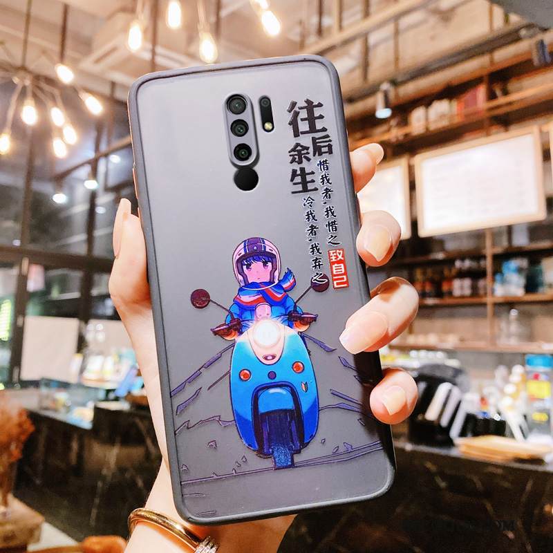 Kuori Redmi 9 Laukut Net Red Pieni, Kotelo Redmi 9 Silikoni Murtumaton Punainen