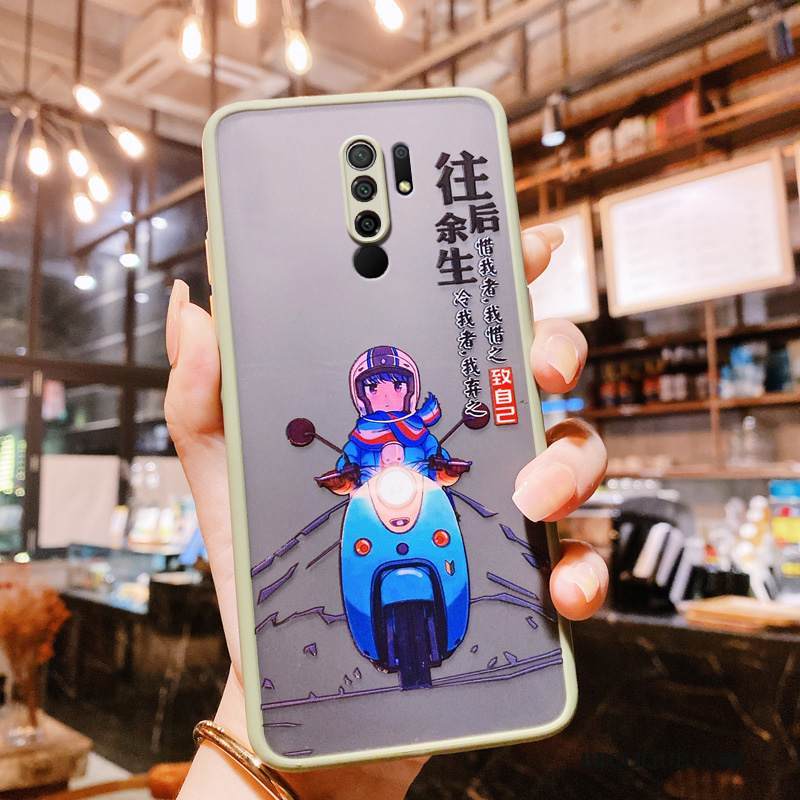 Kuori Redmi 9 Laukut Net Red Pieni, Kotelo Redmi 9 Silikoni Murtumaton Punainen