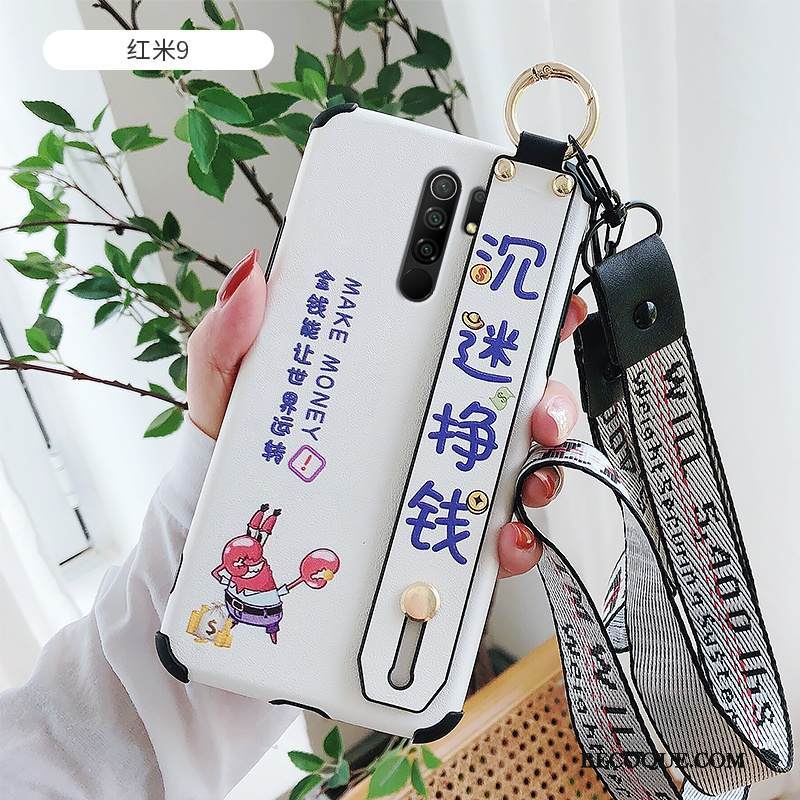 Kuori Redmi 9 Laukut Pieni Yksinkertainen, Kotelo Redmi 9 Silkki Uusi Sininen