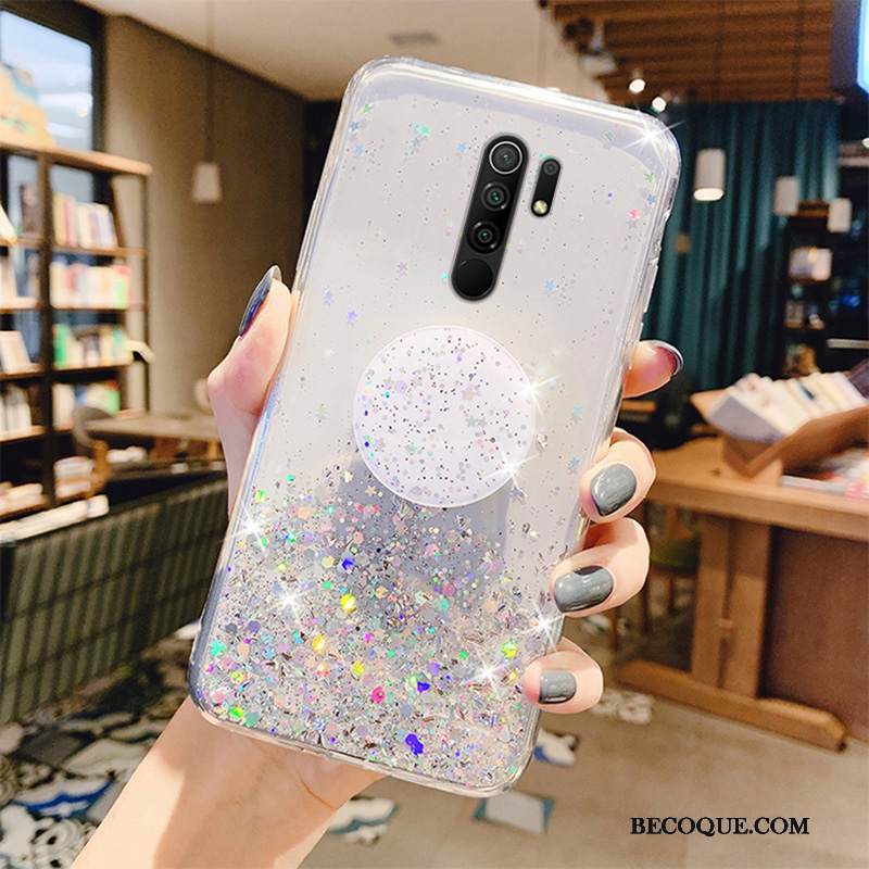 Kuori Redmi 9 Suojaus Ultra Ohut, Kotelo Redmi 9 Pehmeä Neste Ylellisyys Net Red