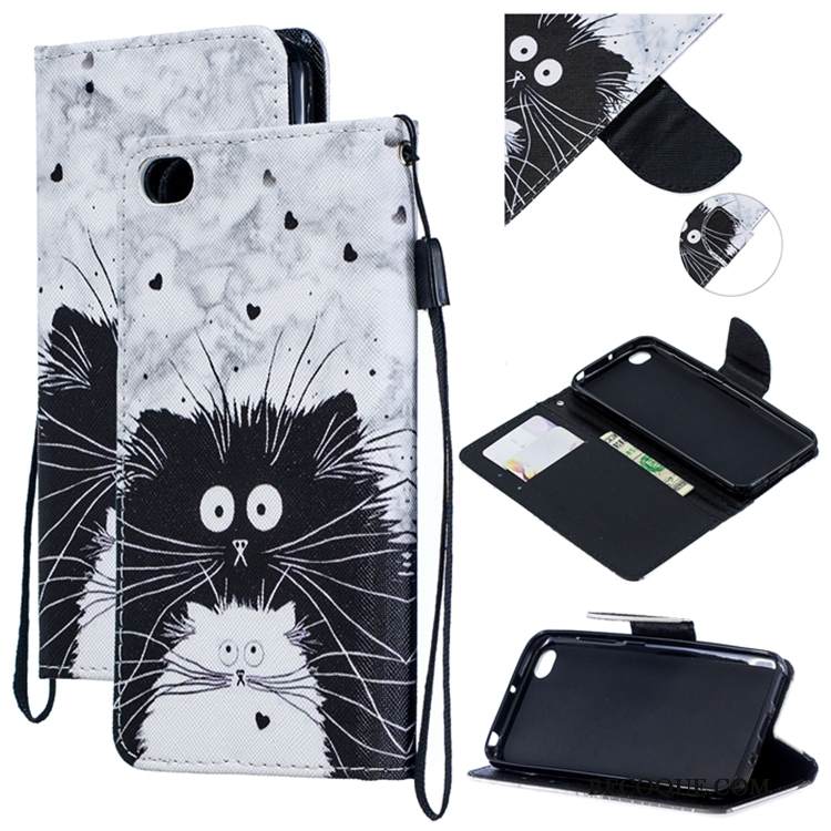 Kuori Redmi Go Nahka Puhelimen Kuoret Pieni, Kotelo Redmi Go Silikoni Punainen Persoonallisuus