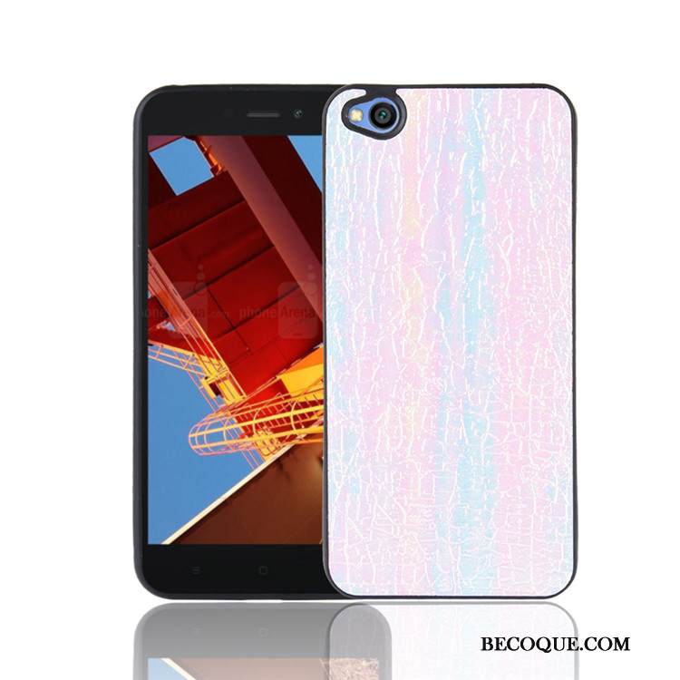 Kuori Redmi Go Suojaus Trendi Violetti, Kotelo Redmi Go Pehmeä Neste Väriset Punainen