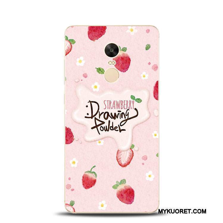 Kuori Redmi Note 4x Kohokuviointi Jauhe Punainen, Kotelo Redmi Note 4x Pehmeä Neste Korkea Puhelimen Kuoret