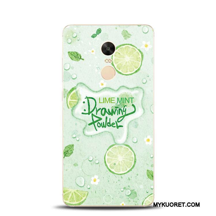 Kuori Redmi Note 4x Kohokuviointi Jauhe Punainen, Kotelo Redmi Note 4x Pehmeä Neste Korkea Puhelimen Kuoret